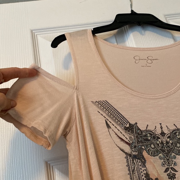 Country peek-a-boo shoulder shirt - Picture 2 of 4